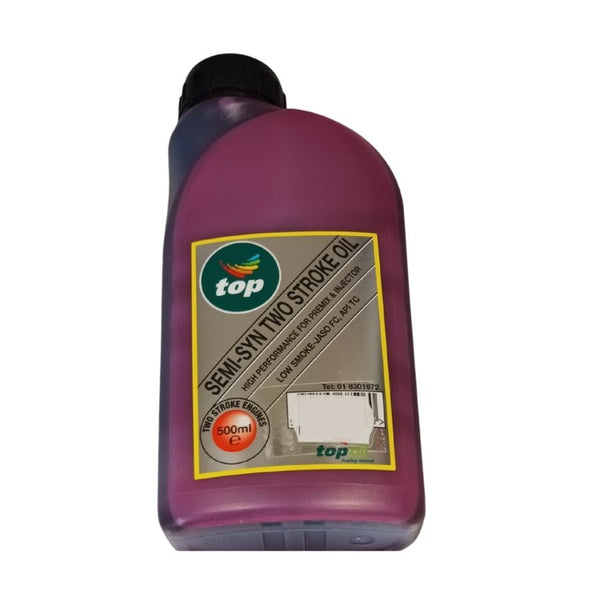 Top Semi Synthetic Two Stroke Oil 500ML - Naughton Farm Machinery