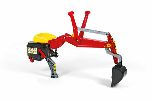 Rolly Backhoe Digger Red - Naughton Farm Machinery