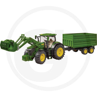 Bruder John Deere 7R 350 Tractor, Loader & Tipping Trailer - Naughton Farm Machinery