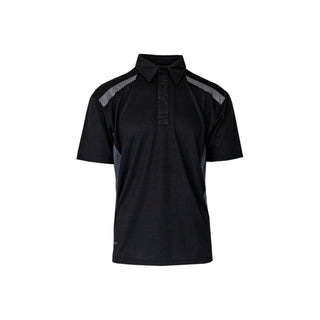 Xpert Pro Stretch Polo Shirt Black/Grey - Naughton Farm Machinery