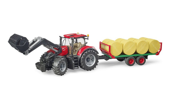 Bruder Case CVX Tractor, Loader, Trailer. - Naughton Farm Machinery